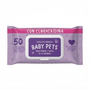 Toallitas Húmedas Con Clorhexidina Baby Pets
