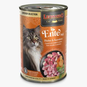 Lata Leonardo Pato con Pollo & Zanahoria 400g