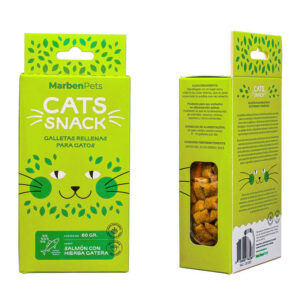 Galletas Rellenas Salmón Catnip
