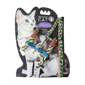 Arnés Wonder Cat Animal Print