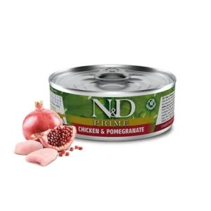 N&D Prime Lata Pollo y Granada 70 Gr